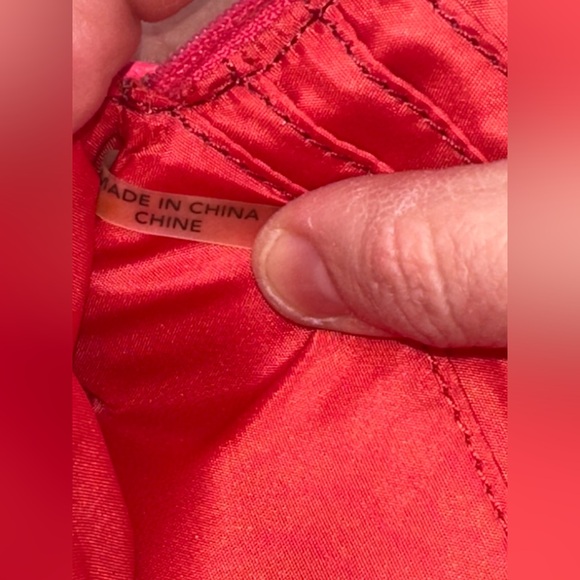 Coach POPPY Flower Eyelet Wrislet Wallet Vintage Pink Orange NWT - Picture 6 of 15